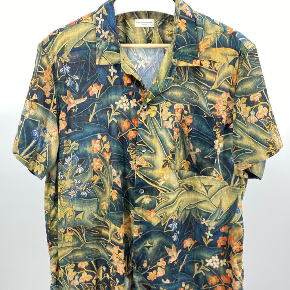 Dries Van Noten Bird Floral Shirt
